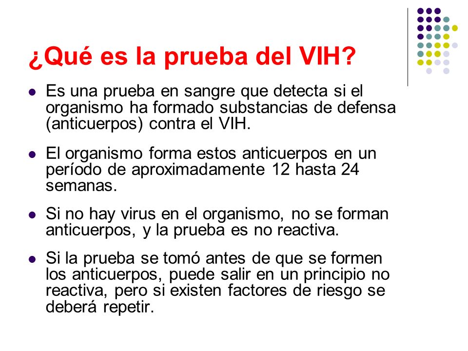Que significa vih no reactivo